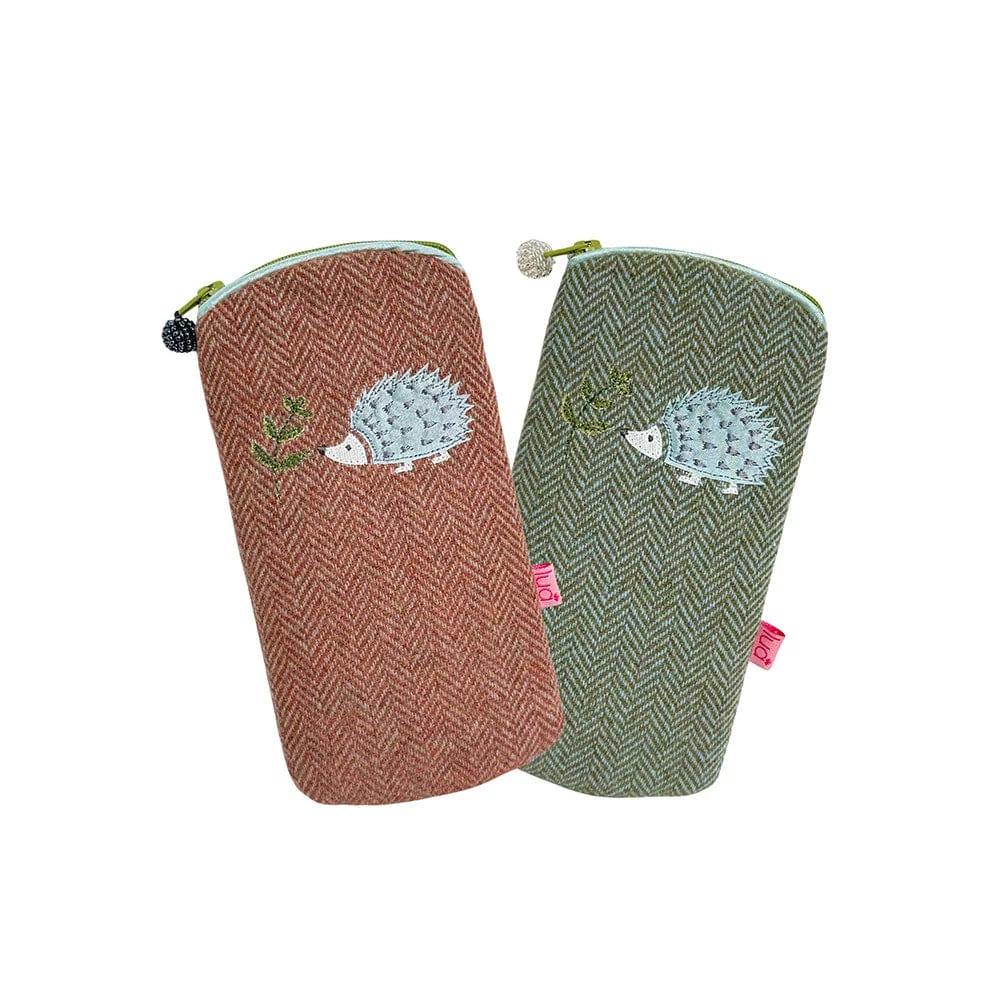 luscious scarves glasses case Lua Herringbone Spiky Hedgehog Design Glasses Case / Purse , 2 colours available