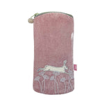Load image into Gallery viewer, luscious scarves glasses case Pink Lua Leaping Hare Glasses Purse available in Green or Pink Velvet
