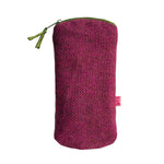 Load image into Gallery viewer, luscious scarves glasses case Rich Red Burgundy Lua Herringbone Glasses Purse

