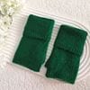 Load image into Gallery viewer, luscious scarves GLOVES Green Handwarmer Cuff Gloves , Fingerless Plain Colours
