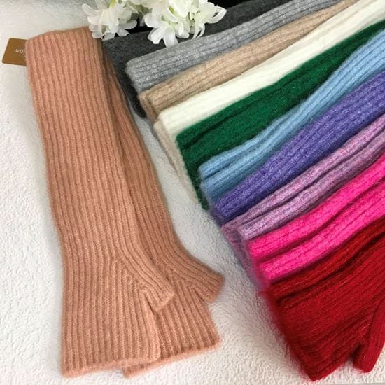 luscious scarves GLOVES RIBBED SPARKLE SLEEVE GLOVES G3020