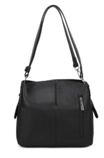 Load image into Gallery viewer, luscious scarves Handbag &amp; Wallet Accessories Black Ladies Soft Two Compartments Handbag / Shoulder / Crossbody
