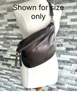 Load image into Gallery viewer, luscious scarves Handbag &amp; Wallet Accessories Burgundy Italian Leather Sling Bag / Chest Bag

