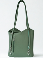 Load image into Gallery viewer, luscious scarves Handbag &amp; Wallet Accessories Genuine Italian Leather Convertible Handbag / Backpack
