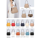 Load image into Gallery viewer, luscious scarves Handbag &amp; Wallet Accessories Ladies Soft Two Compartments Handbag / Shoulder / Crossbody
