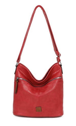 Load image into Gallery viewer, luscious scarves Handbag &amp; Wallet Accessories Multi Pocket Bucket Shoulder Bag, Faux Leather

