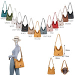 Load image into Gallery viewer, luscious scarves Handbag &amp; Wallet Accessories Multi Pocket Bucket Shoulder Bag, Faux Leather

