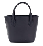 Load image into Gallery viewer, luscious scarves Handbag &amp; Wallet Accessories Navy Blue Genuine Italian Leather Grab Bag / Small Tote.

