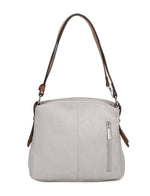 Load image into Gallery viewer, luscious scarves Handbag &amp; Wallet Accessories Pale Grey Ladies Soft Two Compartments Handbag / Shoulder / Crossbody
