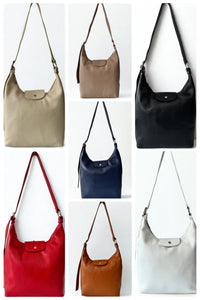 luscious scarves Handbags Genuine Italian Leather Shoulder Bag.