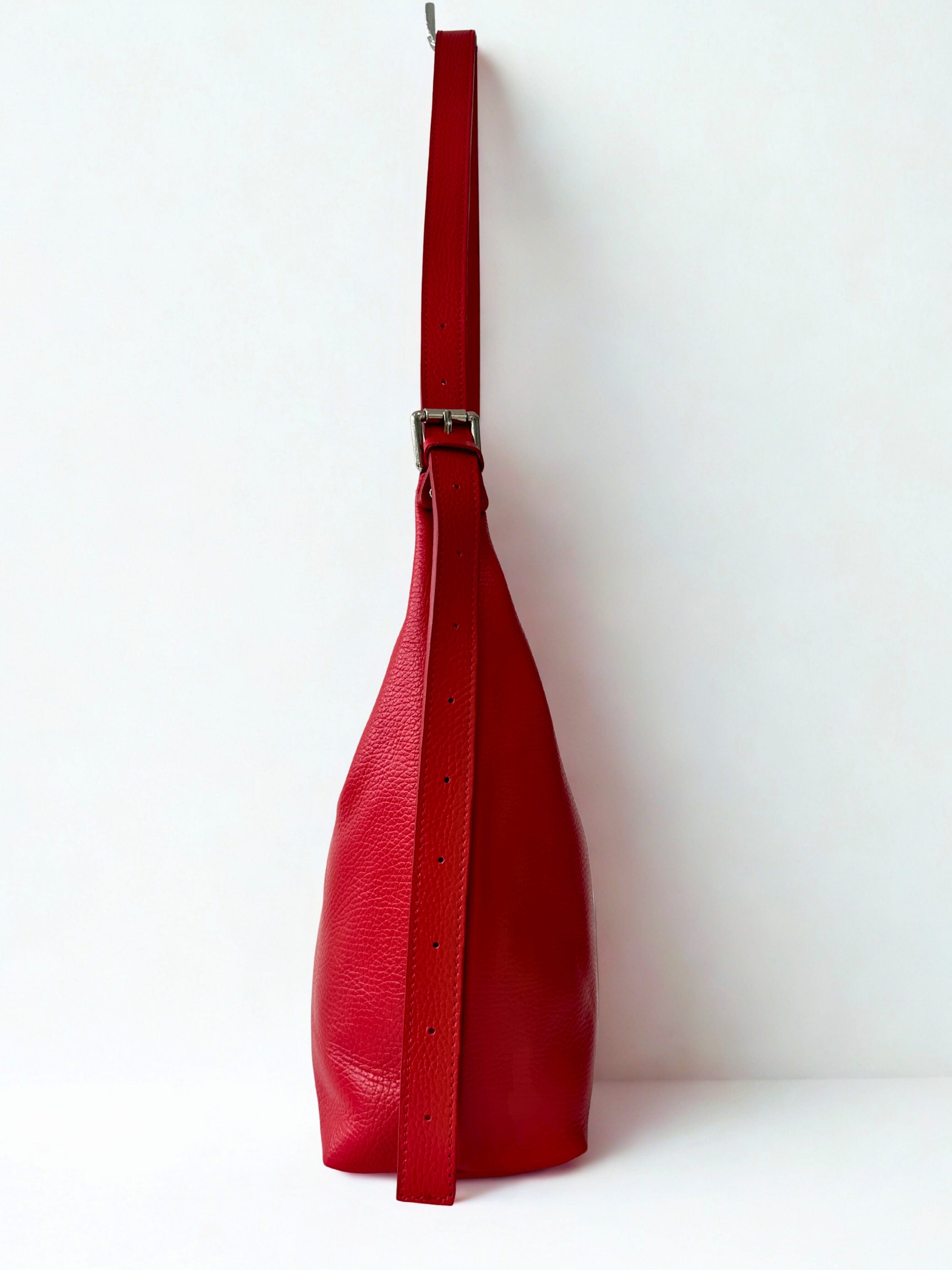 luscious scarves Handbags Genuine Italian Leather Shoulder Bag.