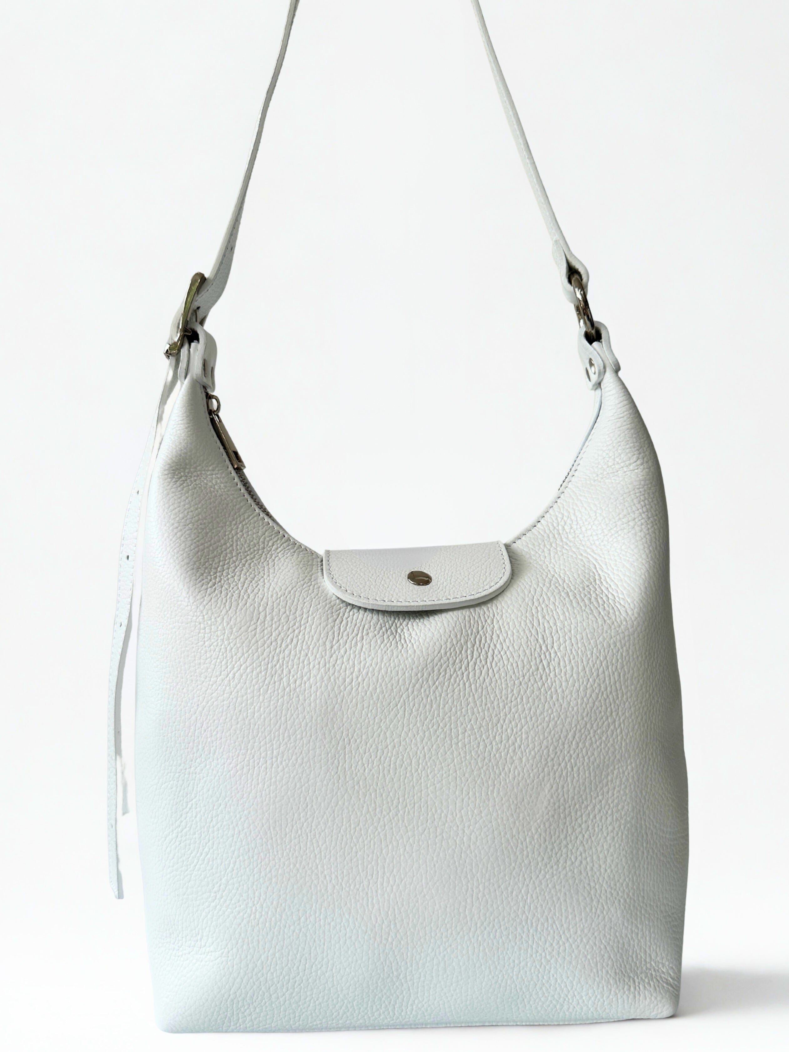 luscious scarves Handbags Genuine Italian Leather Shoulder Bag.