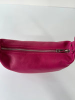 Load image into Gallery viewer, luscious scarves Handbags Half Moon Italian Leather Shoulder Bag.
