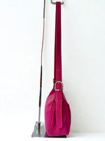 Load image into Gallery viewer, luscious scarves Handbags Half Moon Italian Leather Shoulder Bag.
