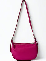 Load image into Gallery viewer, luscious scarves Handbags Half Moon Italian Leather Shoulder Bag.

