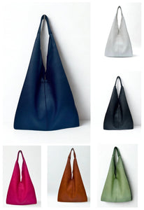 luscious scarves Handbags Ladies Large Slouchy Faux Leather Hobo Bag in a Bag.