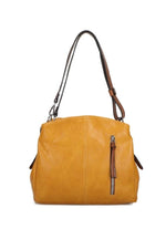 Load image into Gallery viewer, luscious scarves Handbags Mustard Double Compartment Handbag / Shoulder Bag with Adjustable Strap
