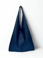 Load image into Gallery viewer, luscious scarves Handbags Navy Blue Ladies Large Slouchy Faux Leather Hobo Bag in a Bag.
