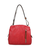 Load image into Gallery viewer, luscious scarves Handbags Red Double Compartment Handbag / Shoulder Bag with Adjustable Strap

