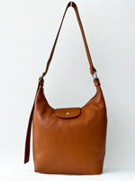 Load image into Gallery viewer, luscious scarves Handbags Tan brown Genuine Italian Leather Shoulder Bag.
