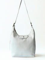 Load image into Gallery viewer, luscious scarves Handbags White Genuine Italian Leather Shoulder Bag.
