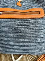Load image into Gallery viewer, luscious scarves Handbags Woven Shoulder Bag with Tassel and Bead .
