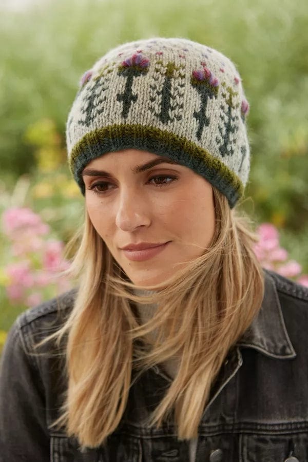 luscious scarves Hats Pachamama Thistle Beanie , Handmade, Fairtrade.