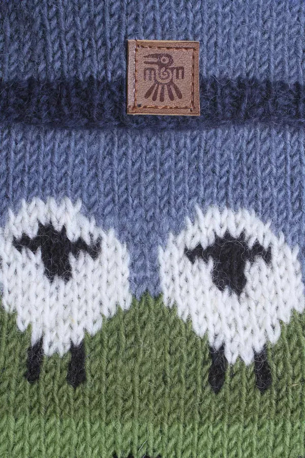 luscious scarves hotwater Pachamama Flock Of Sheep Hot Water Bottle Fair trade , Hand Knitted