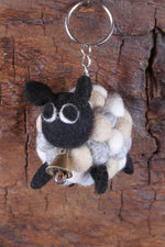 Load image into Gallery viewer, luscious scarves Keyring Pachamama Helen Sheep Keyring , Fair Trade Hand Felted

