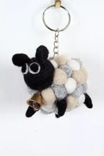 Load image into Gallery viewer, luscious scarves Keyring Pachamama Helen Sheep Keyring , Fair Trade Hand Felted
