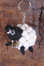 Load image into Gallery viewer, luscious scarves Keyring Pachamama Tessa Sheep Keyring , Fair Trade Hand Felted
