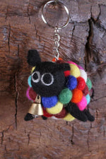 Load image into Gallery viewer, luscious scarves Keyring Pachamama Ziggy Sheep Keyring , Fair Trade , Hand felted
