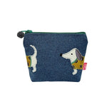 Load image into Gallery viewer, luscious scarves Ladies purse Blue Lua Sausage Dog Mini Purse, Available in 3 Colours
