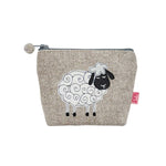 Load image into Gallery viewer, luscious scarves Ladies purse Lua Sheep Mini Purse , Natural Herringbone Fabric
