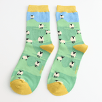 Load image into Gallery viewer, luscious scarves MISS SPARROW Highland Sheep Socks Duck Egg
