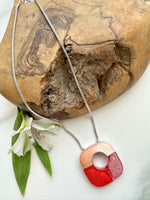 Load image into Gallery viewer, luscious scarves necklace Miss Milly Coral Toroid Necklace FN672GPMB
