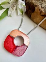 Load image into Gallery viewer, luscious scarves necklace Miss Milly Coral Toroid Necklace FN672GPMB
