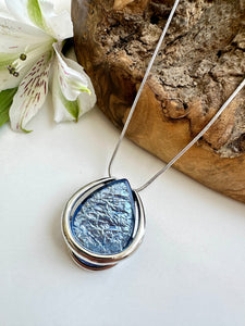 luscious scarves necklace Miss Milly Powder Blue Nugget Necklace FN681WSIP