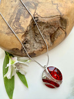 Load image into Gallery viewer, luscious scarves necklace Miss Milly Red Animal Print Necklace FN679SLSP
