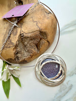 Load image into Gallery viewer, luscious scarves Necklaces Miss Milly Grey and Silver Statement Necklace FN375GYIP
