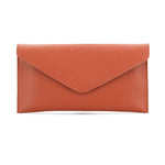 Load image into Gallery viewer, luscious scarves Orange Genuine Italian Leather Envelope Clutch Bag , 10 Colours Available
