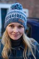 Load image into Gallery viewer, luscious scarves Pachamama Inveraray (Merino) Bobble Beanie Multi
