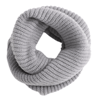 Load image into Gallery viewer, luscious scarves Scarf Gray Ladies Knitted Snood

