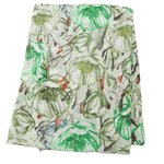 Load image into Gallery viewer, luscious scarves Scarf Green Spring Floral Light Weight Scarf .

