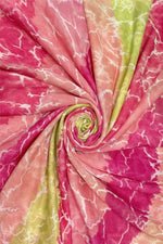 Load image into Gallery viewer, luscious scarves scarf Ladies Abstract Summer Stripes Light Weight Scarf, Coral, Lime and Red
