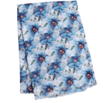 Load image into Gallery viewer, luscious scarves Scarf Light Weight floral Pattern Scarf Blue Mix
