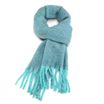 Load image into Gallery viewer, luscious scarves Scarf Miss Sparrow Iris Plain Chunky Knit Scarf Blue

