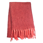 Load image into Gallery viewer, luscious scarves Scarf Miss Sparrow Iris Plain Chunky Knit Scarf Red

