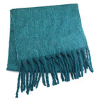 Load image into Gallery viewer, luscious scarves Scarf Miss Sparrow Libbi Plain Chunky Knit Scarf Teal
