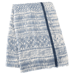 Load image into Gallery viewer, luscious scarves Scarves Blue and White Abstract Design Scarf, Light Weight .
